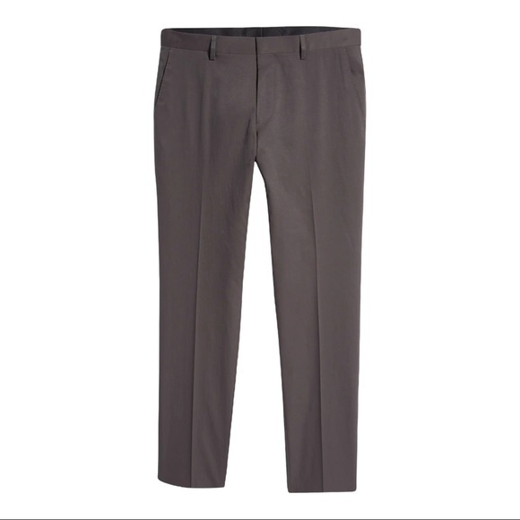 BOSS Genius Slim Fit Flat Front Dress Pants - 36 - Picture 8 of 8